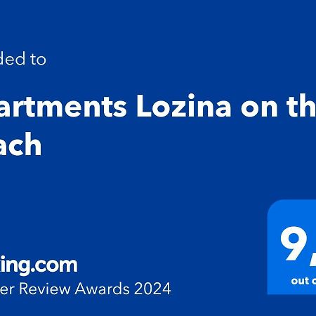 Apartments Lozina On The Beach Omis Ngoại thất bức ảnh
