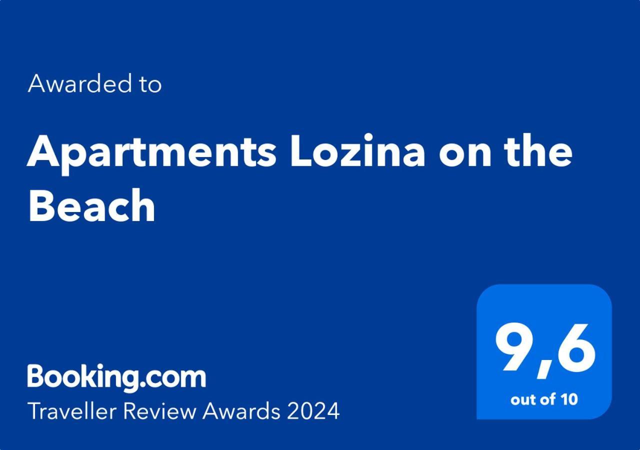 Apartments Lozina On The Beach Omis Ngoại thất bức ảnh